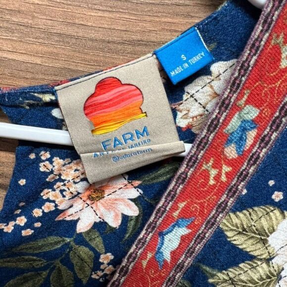 Farm Rio for Anthropologie Estelle Floral Jersey Romper size S - Picture 4 of 6